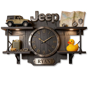 Adventure Off-Road Car Wall Clock - Personalized Gifts For Off-road Lovers 04toqn261225