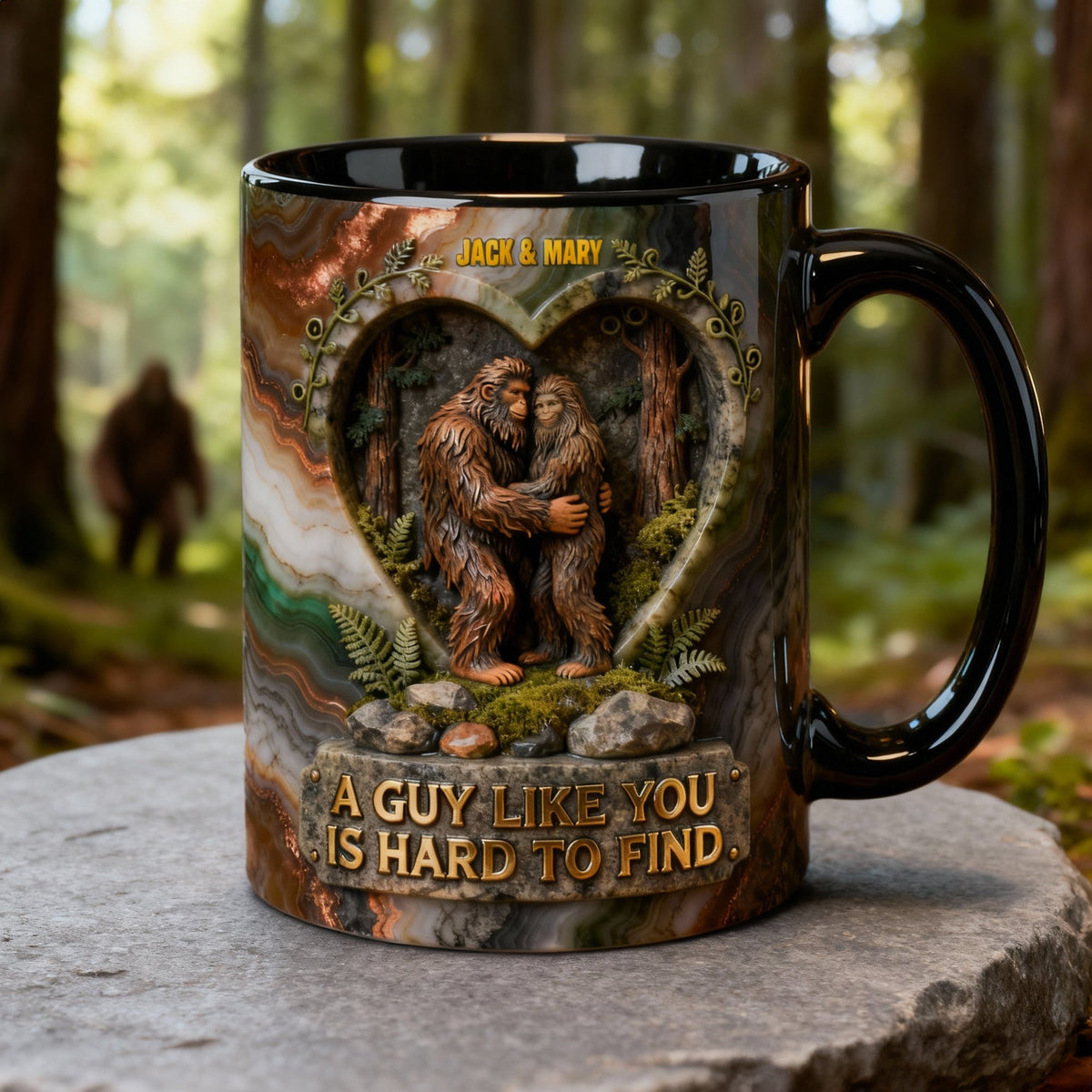 Personalized Gifts For Couple Accent Mug 05QHTN160126-Homacus