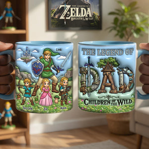 The Legend Of Dad - Accent Mug Personalized Father's Day Gifts 01QHDT300426-Homacus
