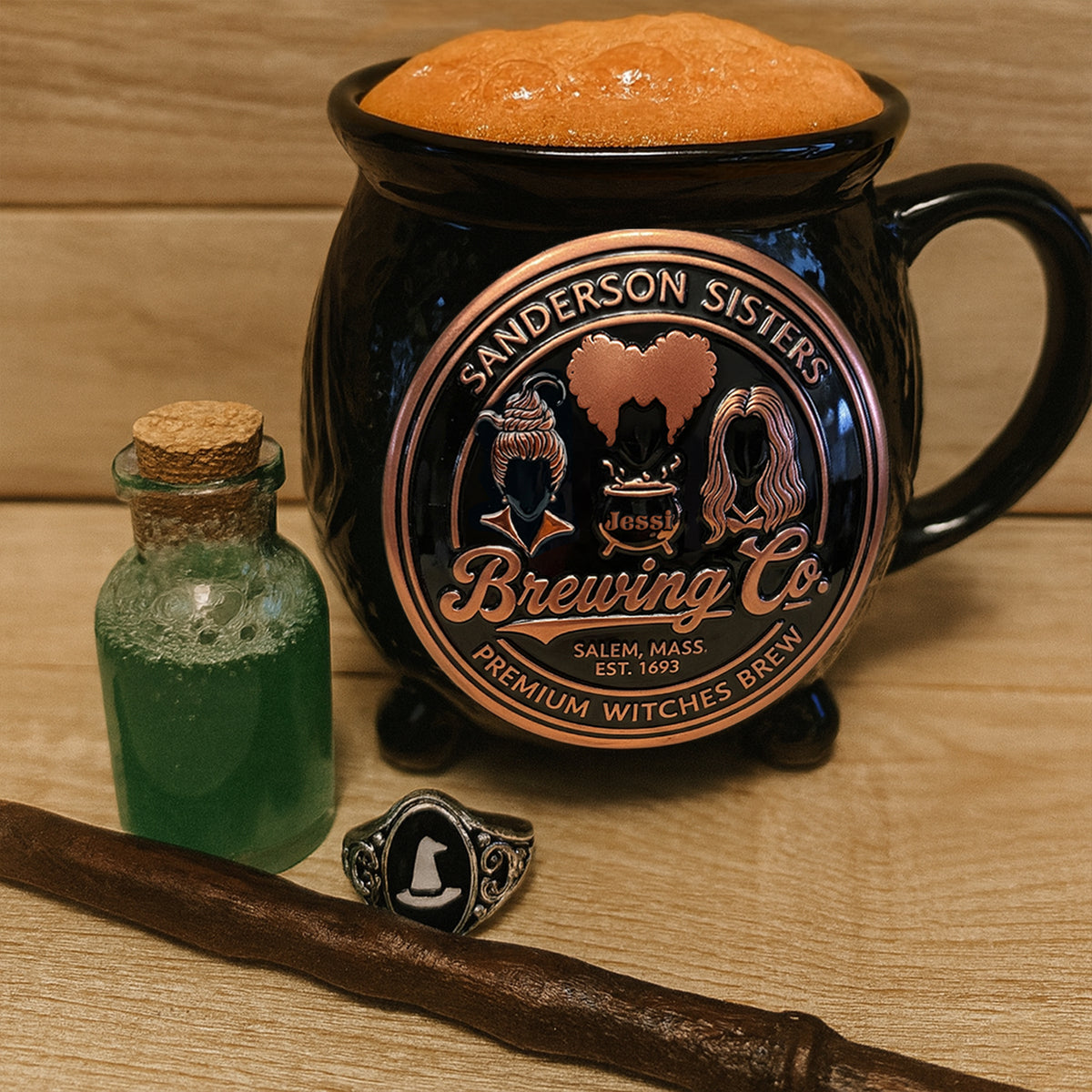 Witch Brewing Co Cauldron Mug - Personalized Gifts For Witch Lover 01QHLU200825-Homacus