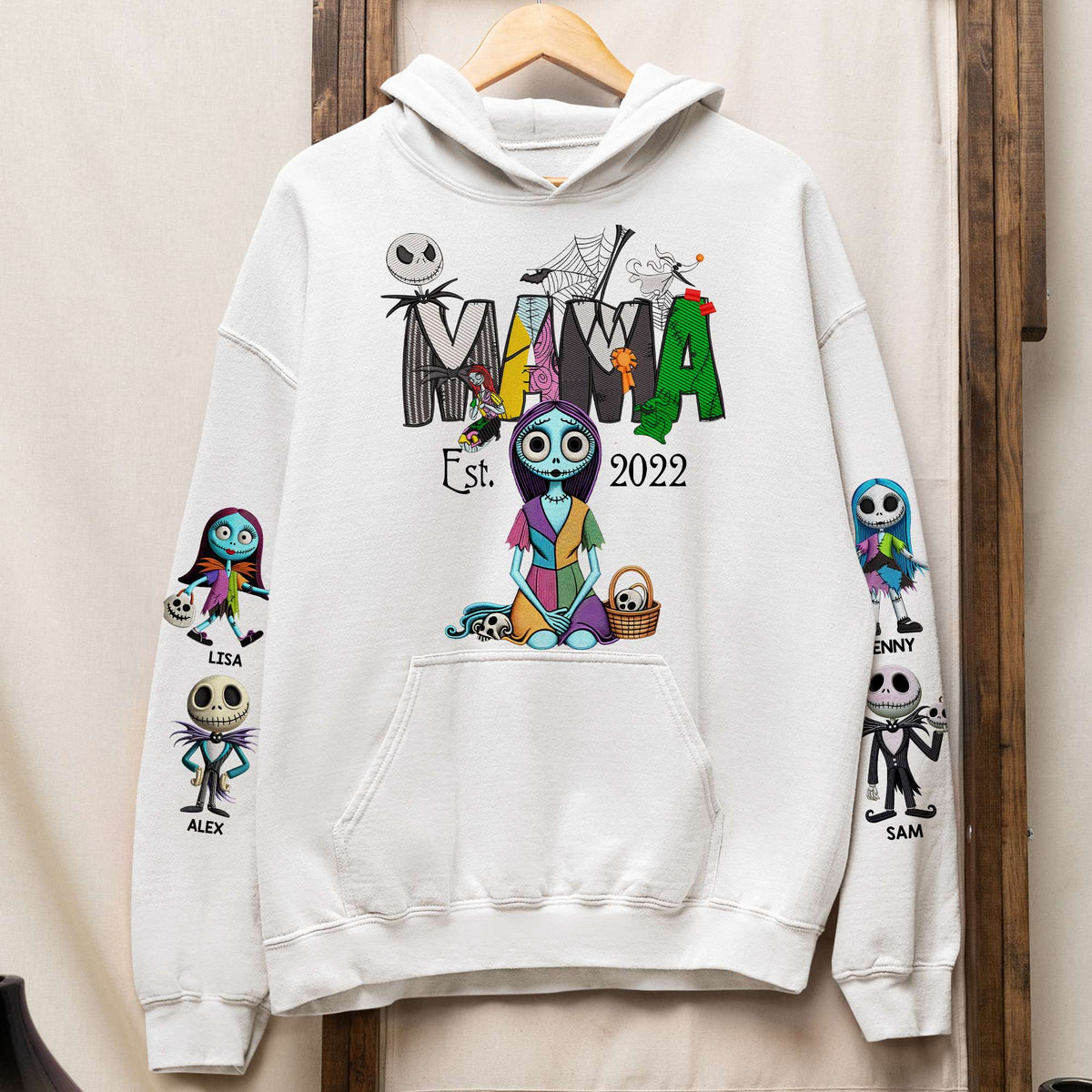 Personalized Gifts For Mom Shirt Horror Mom And Kids 04OHMH220325-Homacus