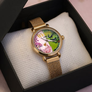 Personalized Christmas Gifts For Musical Fans Mesh Strap Quartz Watch 03tgtn230725-Homacus