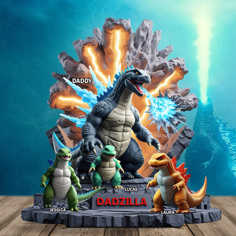 Majestic Dad Acrylic Plaque - Personalized Gift For Father 04QHPU100425-Homacus