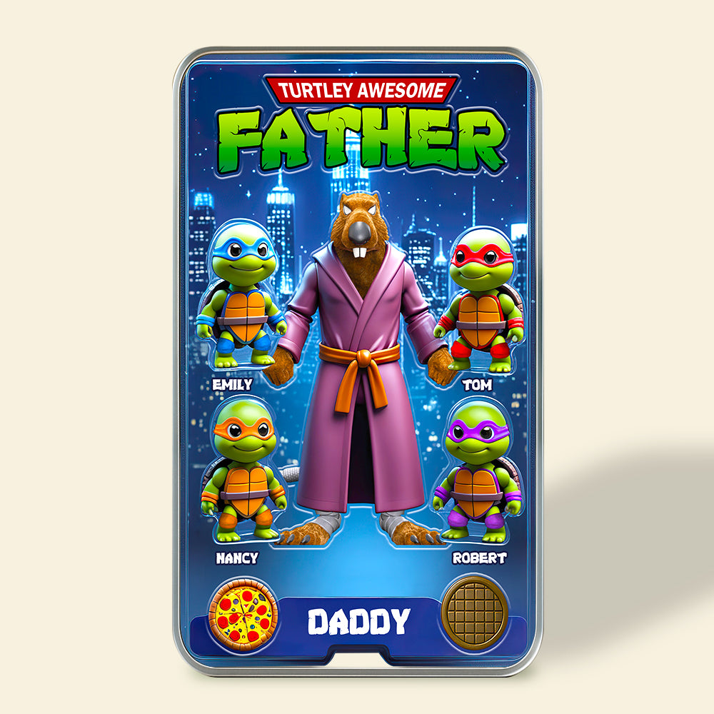 Turtle Daddy Acrylic Plaque Personalized Gifts For Dad 03HUDT290425-Homacus