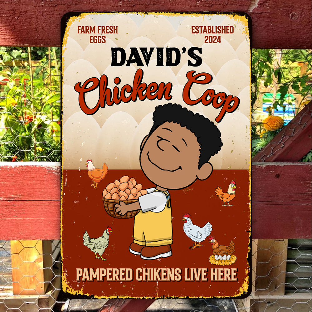 Custom Chicken Coop Signs – Personalized Vintage Signs 01totn180225hg-Homacus