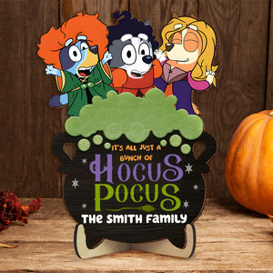 Personalized Gifts For Family Wood Sign Halloween Witches 02xqdc070824-Homacus