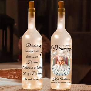 Custom Photo Gifts For Heaven Bottle Lamp 01HUDT220225-Homacus