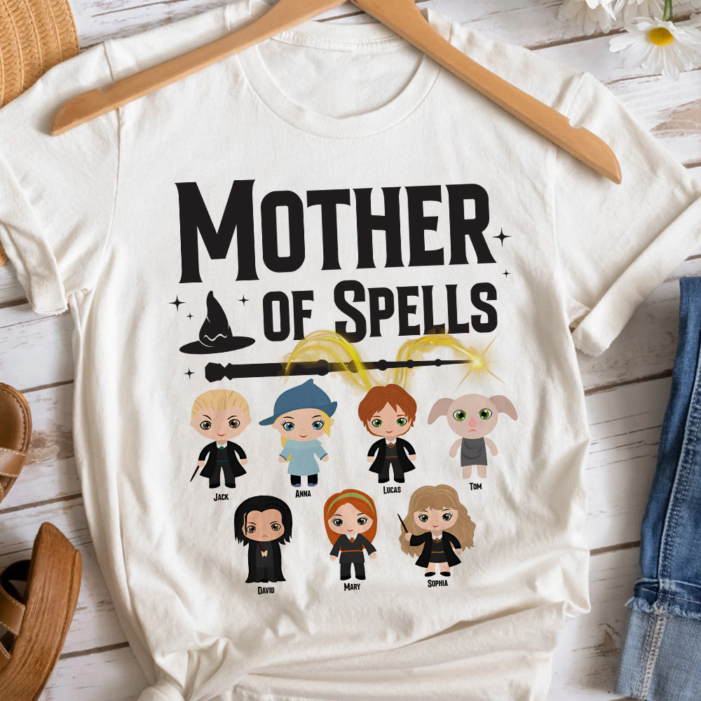 Personalized Gifts For Mom Shirt 01ohtn170225 Mother Of Spells - Magic Mom-Homacus