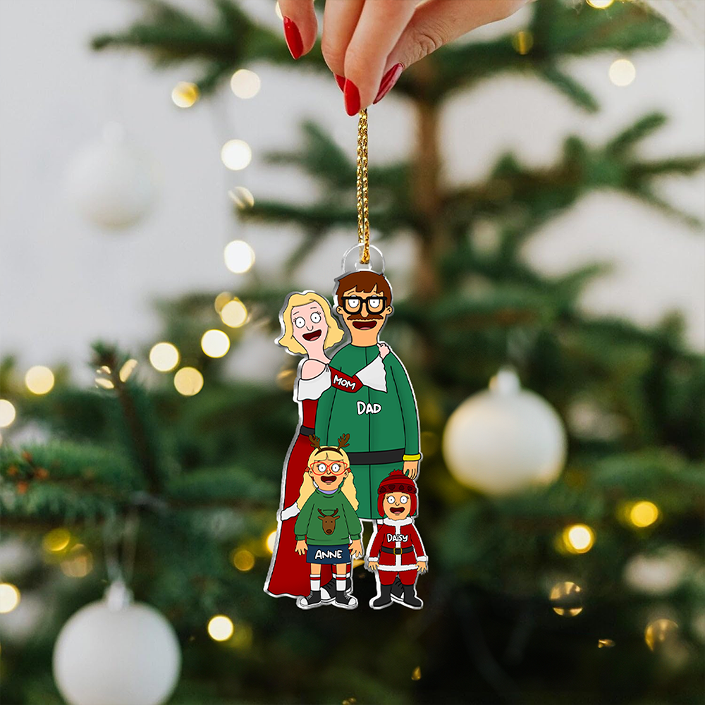 Personalized Gifts For Family Acrylic Ornament 041qhhu291124hg-Homacus