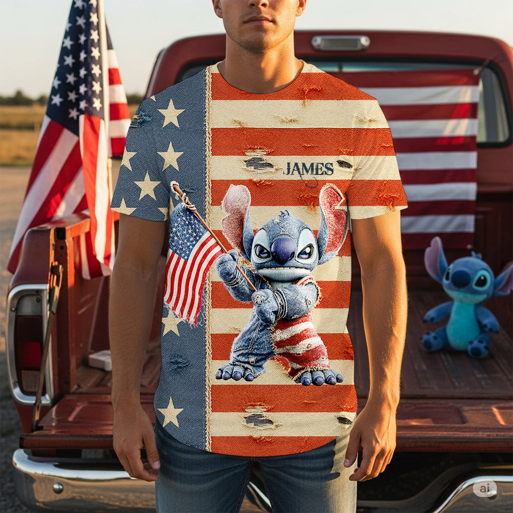 Blue Monster Lovers Shirt Personalized Gifts For Fans 01TGDT020725-Homacus