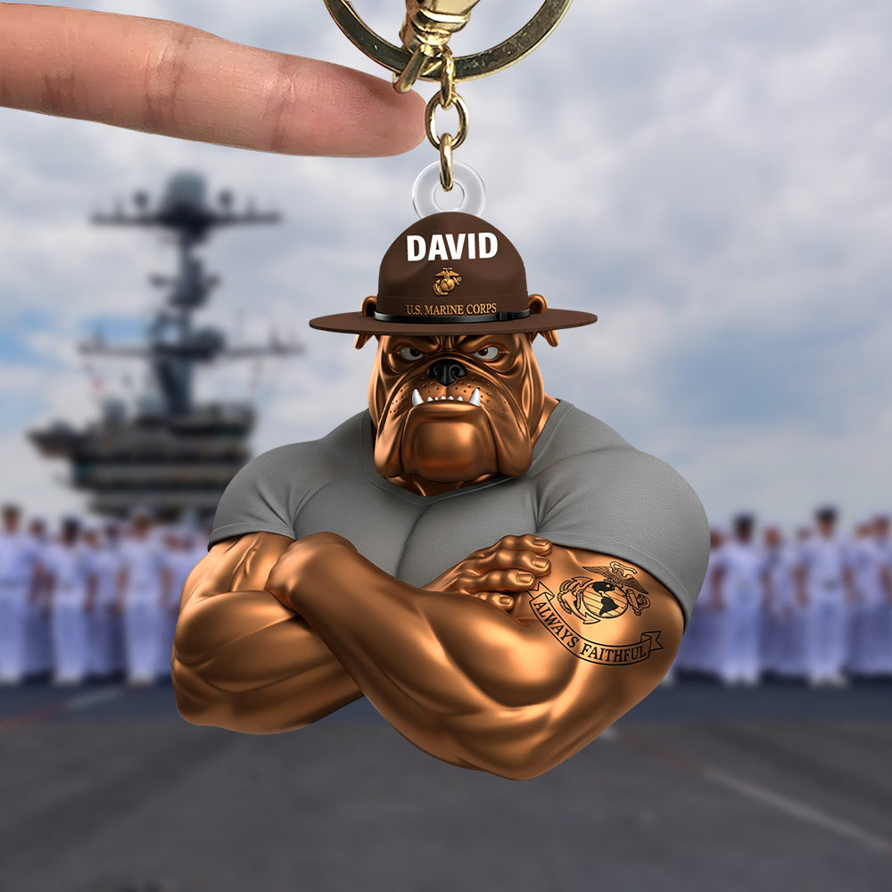 Military Keychain - Personalized Gift for Proud Veterans 02natn230625-Homacus