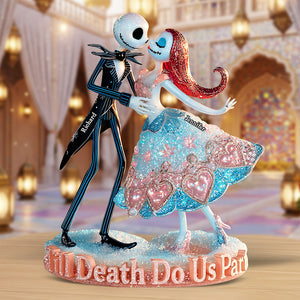 Spooky Love Acrylic Plaque - Personalized Halloween Gifts For Couple 03tgqn280825-Homacus