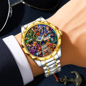 Ultimate Time Stainless Steel Men Watch - Personalized Gifts 01qhta010726-Homacus
