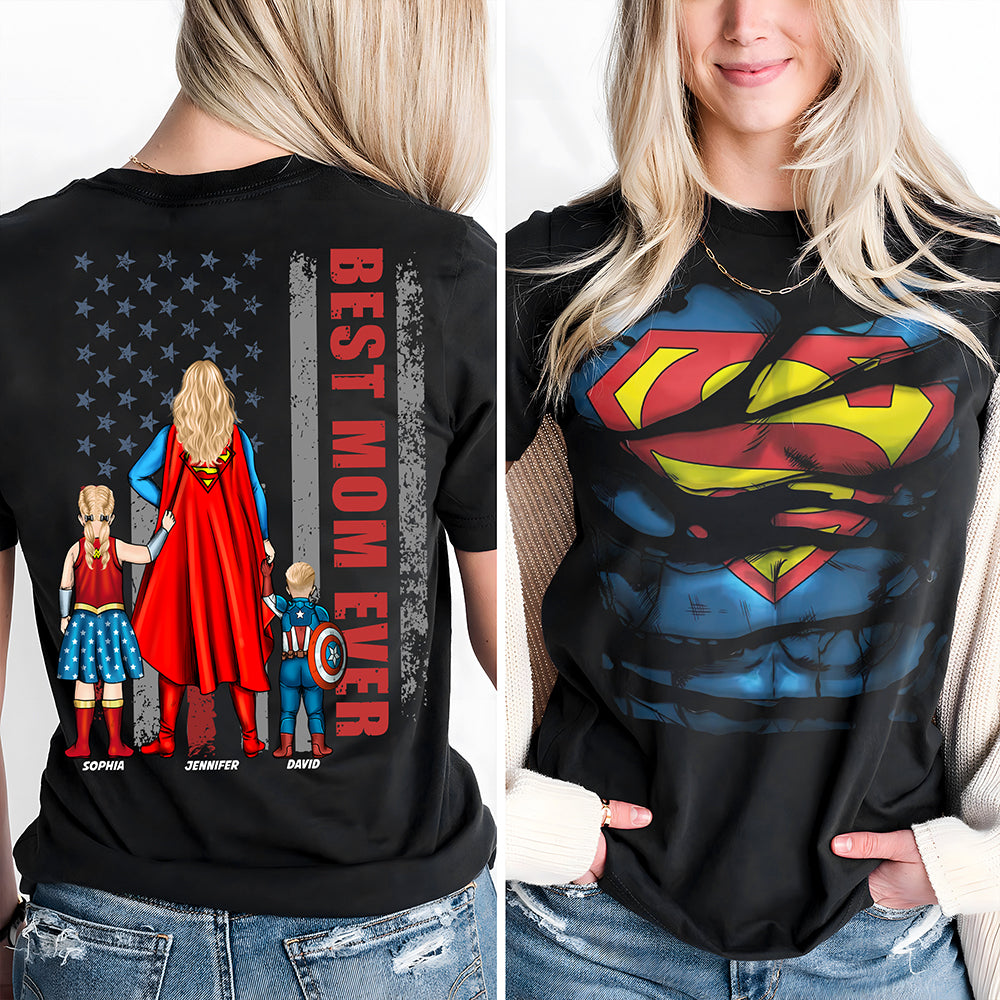 Best Mom Ever Shirt - Personalized Gifts For Mother 022ACQN180325PA-Homacus