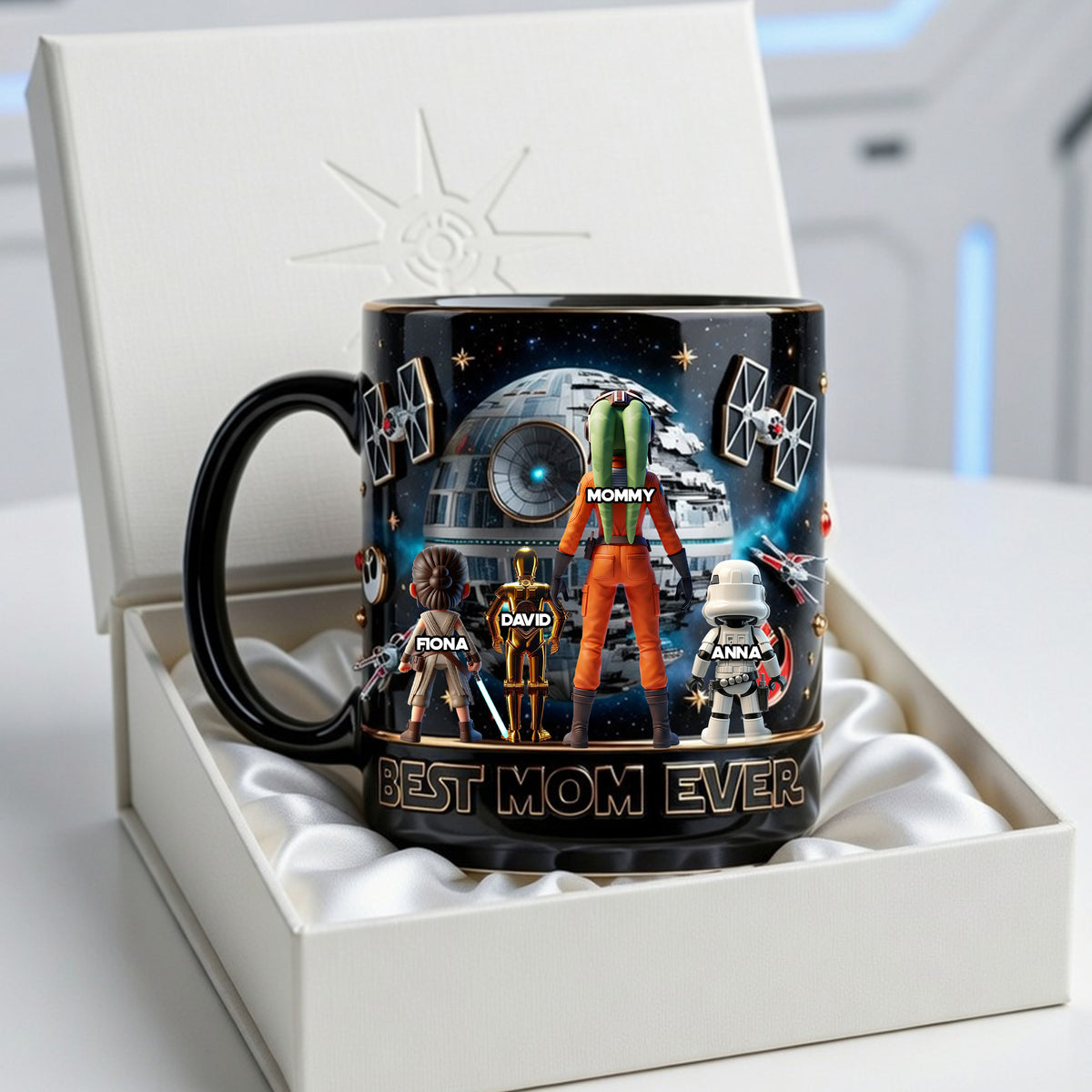 Sci-Fi Hero Mom Coffee Mug - Personalized Gift For Moms 04OHLU110426-Homacus