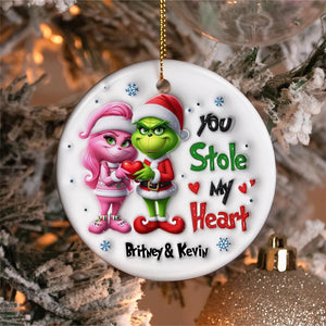 Personalized Gifts For Couple Christmas Ornament 01acdt261024-Homacus