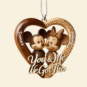 You And Me We Got This Car Ornament Personalized Gifts For Couple 04HYDT090126-Homacus
