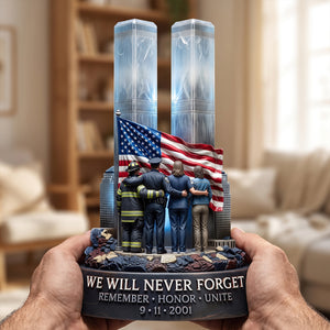 We Will Never Foget Acrylic Plaque - Personalized Gifts 05totn280726-Homacus