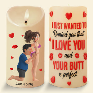 Spicy Kiss Couple LED Candle - Personalized Gift For Couples 02NATN121225-Homacus