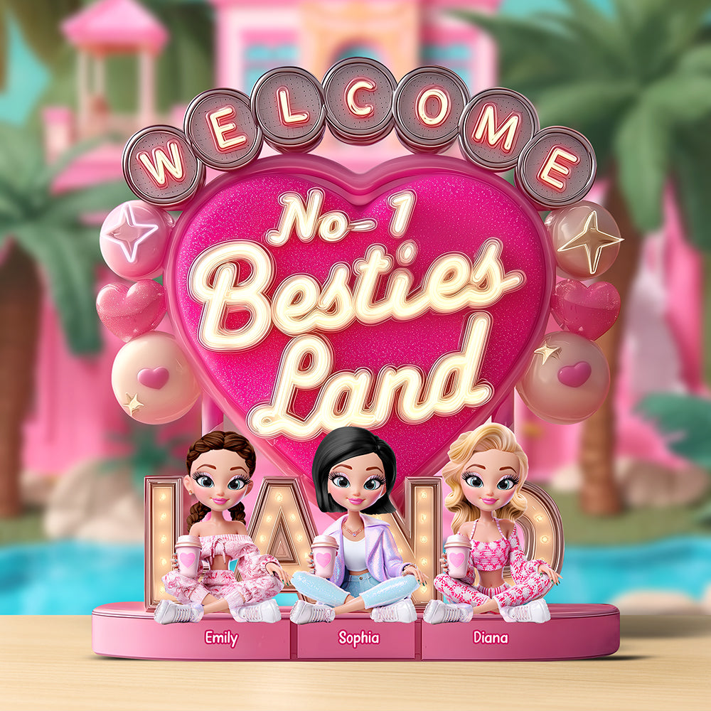 Doll Besties Plaque - Personalized Gifts For Besties 01tgqn090625-Homacus
