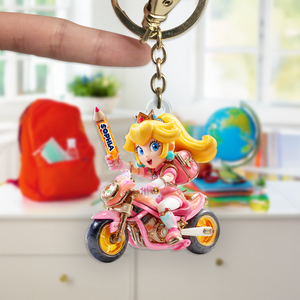 Personalized Gifts For Car Game Fans Keychain, Back To School 05TGPU170625-Homacus