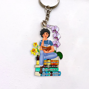 Personalized Gifts For Book Lover Keychain 01HUPU271224PA-Homacus