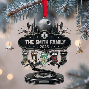 Warriors Merry Christmas Stockings Acrylic Ornament - Personalized Christmas Gifts For Family 05ohlu030926