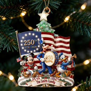 American Pride Edition Christmas Ornament - Personalized Gifts For Patriots 07PADT021026