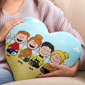 Personalized Gifts For Grandma Heart-Shaped Pillow 02httn200324hh Mother's Day-Homacus