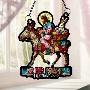 Jesus Easter's Day Gifts Suncatcher Ornament 02XQLU060125 Easter Gifts-Homacus