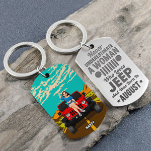 Personalized Gifts For Car Lover Keychain 03XQPU240724PA Landscape Street-Homacus