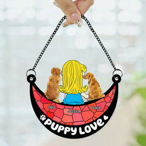 Personalized Gifts For Dog Lovers Suncatcher Ornament 03ohqn060125hg-Homacus