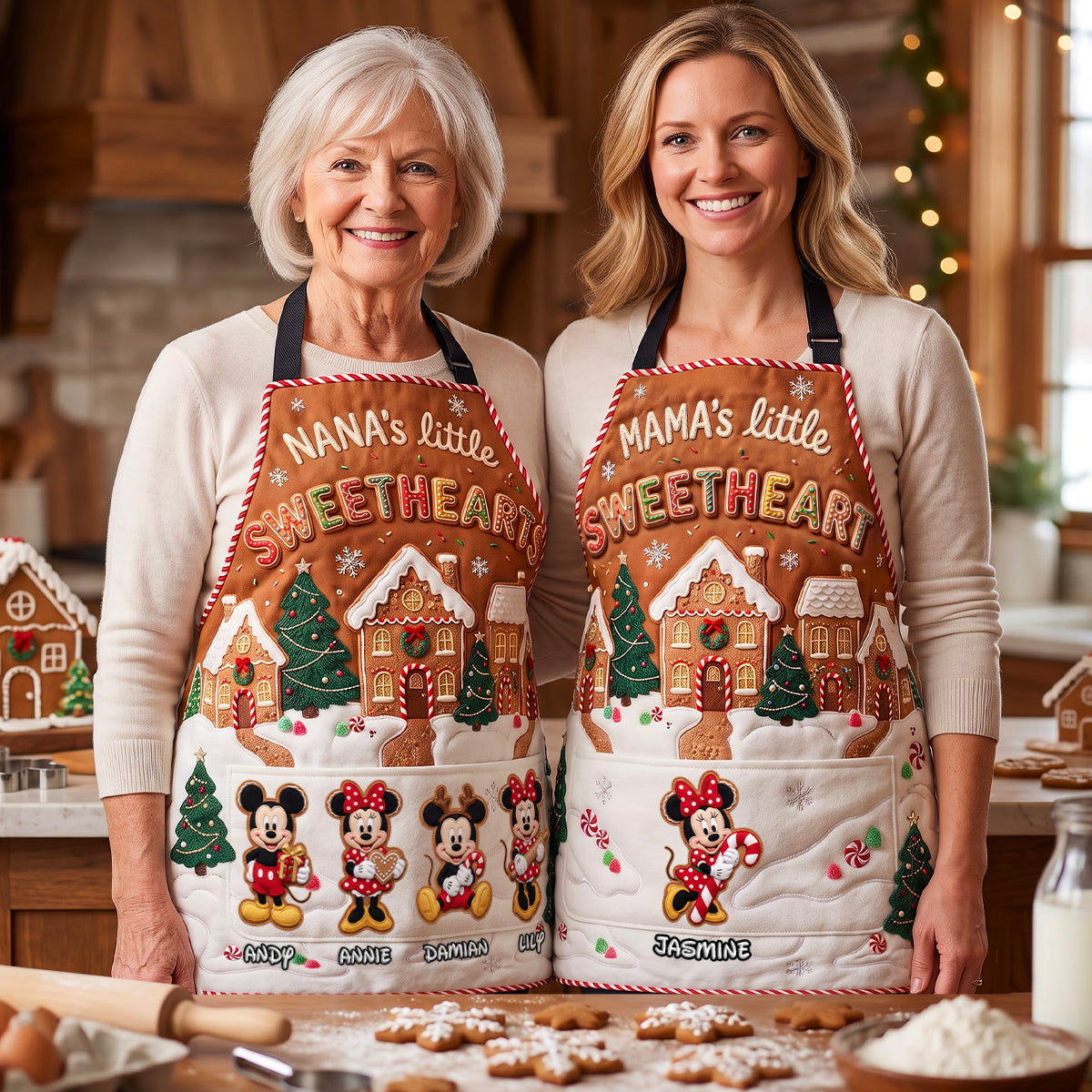 Baking Sweetheart Mama & Nana Gifts – Personalized Aprons 03PADH280826-Homacus