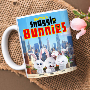 Personalized Gifts For Mom Coffee Mug 05tgqn190225 Mom's Snuggle Bunny, Easter Gifts-Homacus