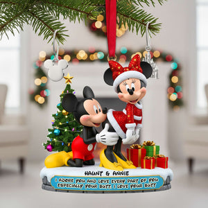 Couple Ornament - Personalized Gifts For Couple Christmas Ornament 06OHLU120925-Homacus