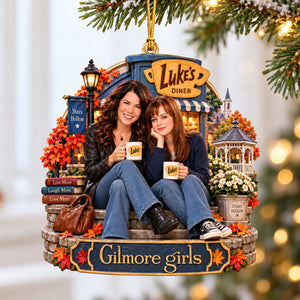 Mother and Daughter Christmas Ornament - Personalized Gifts For Christmas 06naqn240926