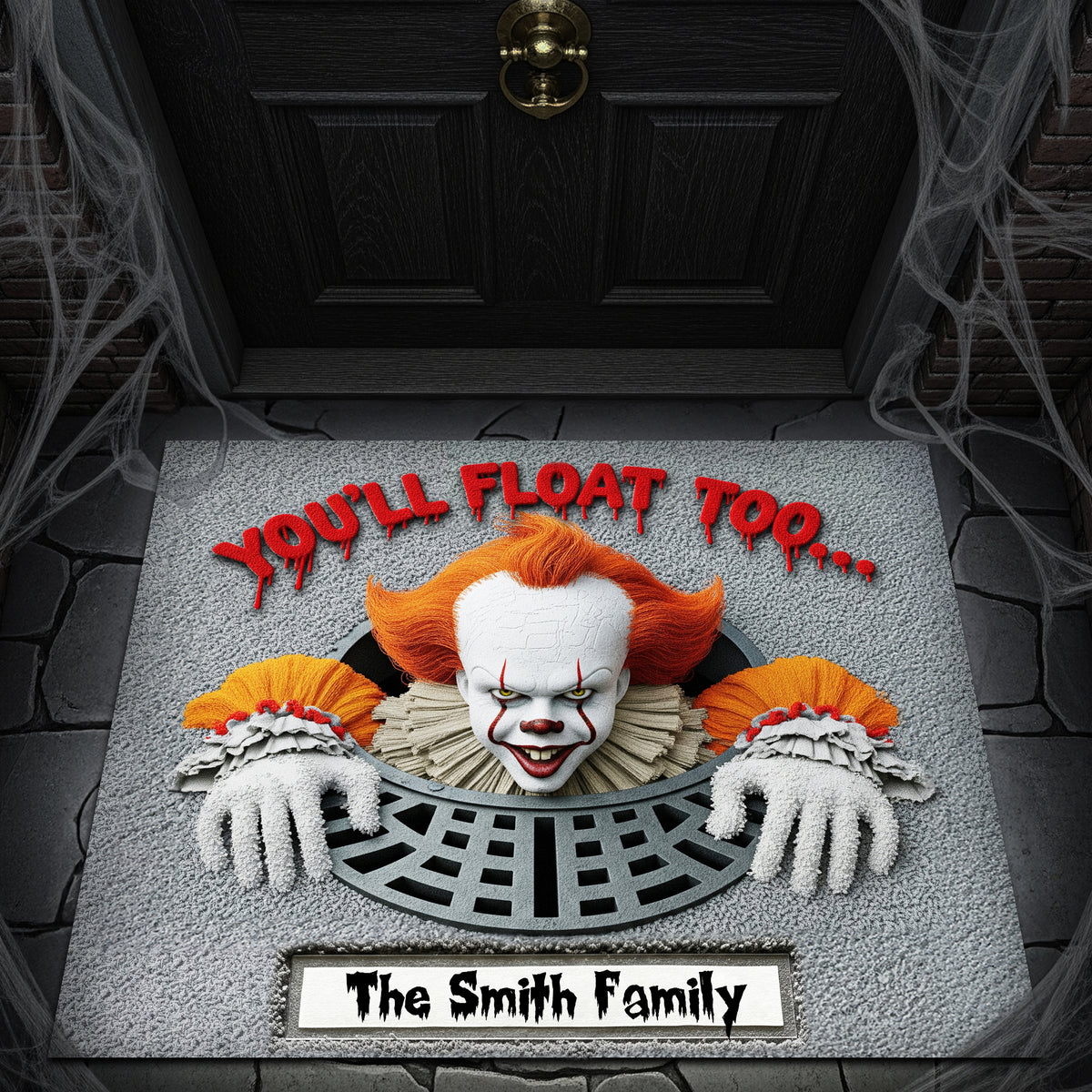 Horror Sewer Halloween Doormat - Personalized Gifts For Movie Fans 02OHLU150825-Homacus