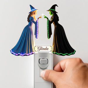 Witch Duo Personalized Halloween Gifts Night Light For Movie Fans 05hytn140825-Homacus
