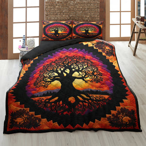 Tree Of Life Quilt Bed Set 023HUDT170125-Homacus