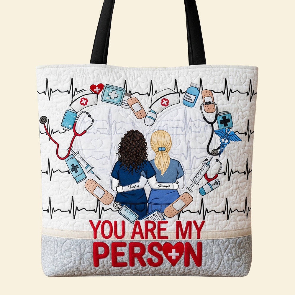 Nurse Besties Tote Bag, Personalized Gifts For Nurse Colleague 01qhdt240725-Homacus