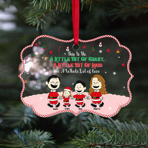 Personalized Christmas Gifts For Family Acrylic Ornament 02KAMH240724DA-Homacus