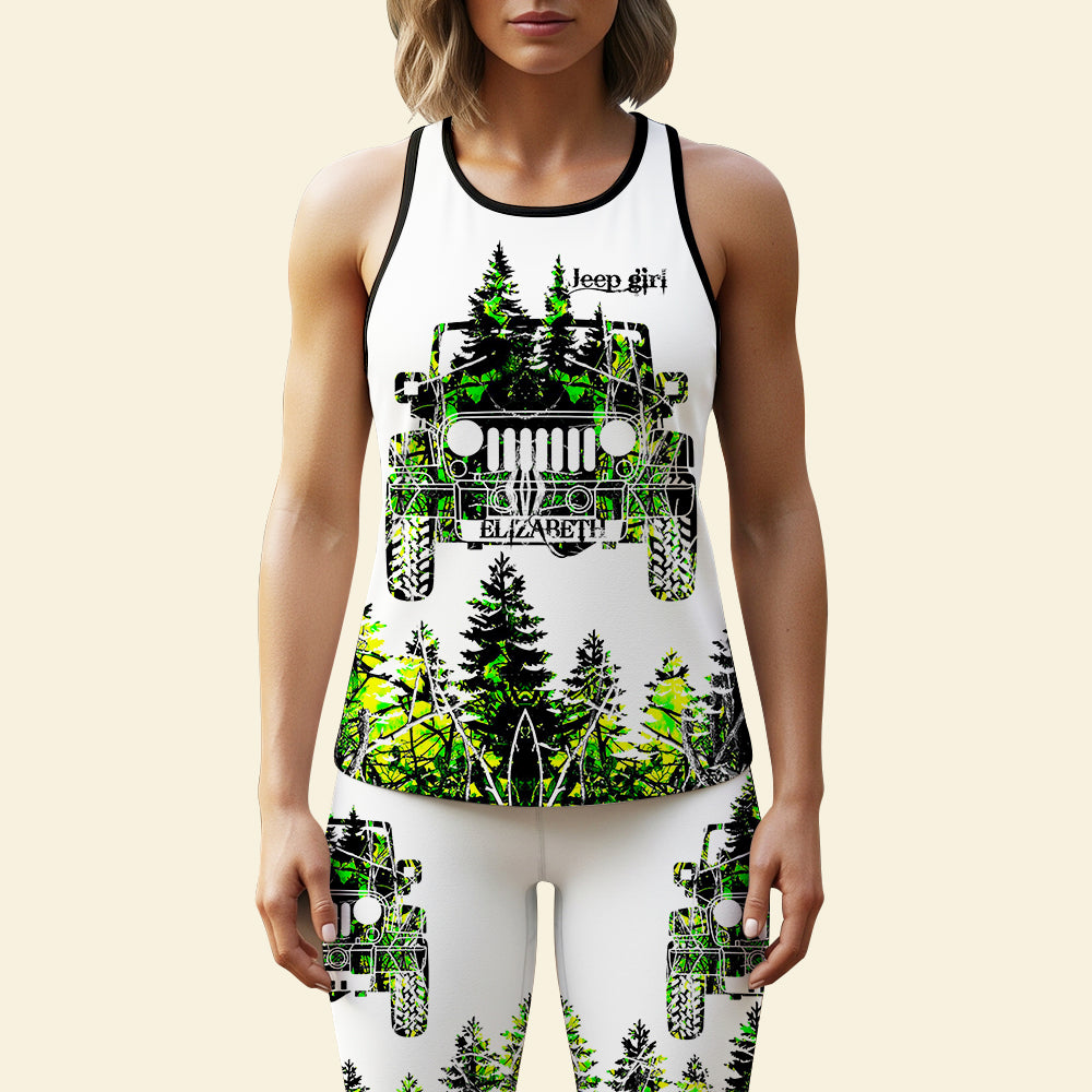 Off Road Set Hallow Tank Top & Leggings - Personalized Gifts For Off Road Lover 01ACDT240625-Homacus