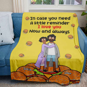 Personalized Gifts For Couple Blanket I Love You Now And Always 04TOMH241224HG-Homacus