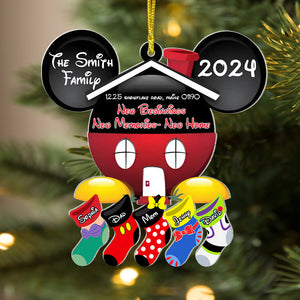 Personalized Gifts For Family Christmas Ornament 04xqtn301024 New Beginnings New Memories New Home-Homacus