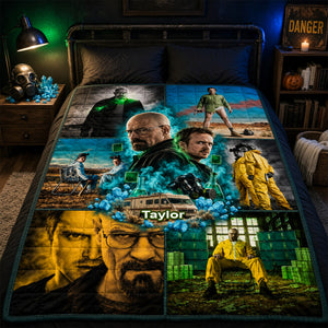 Chemistry Crime Blanket - Personalized Gifts For Couple 04nadh051026