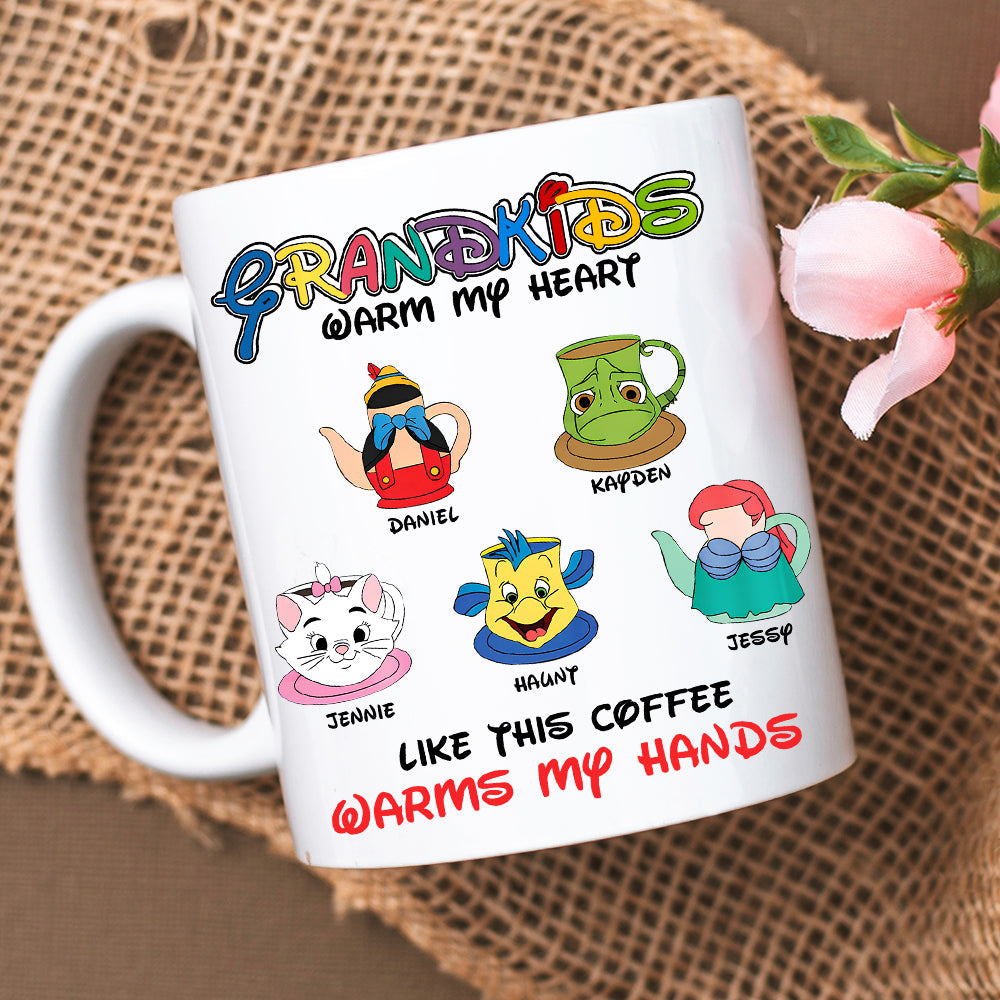 Personalized Gift For Mom Coffee Mug Kids With Warm Heart 02OHLU100125-Homacus
