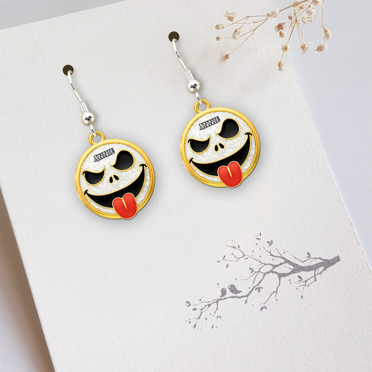 Bold Mood Acrylic Earrings - Personalized Gifts For Her 01OHLU260625-Homacus