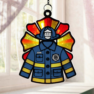 Personalized Gifts For Firefighters Suncatcher Ornament 03ohtn261224-Homacus