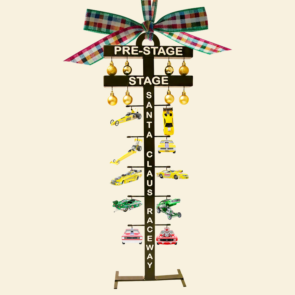 Racing Christmas Tree Ornament Personalized Gift For Car Lovers 01QHDT130925-Homacus