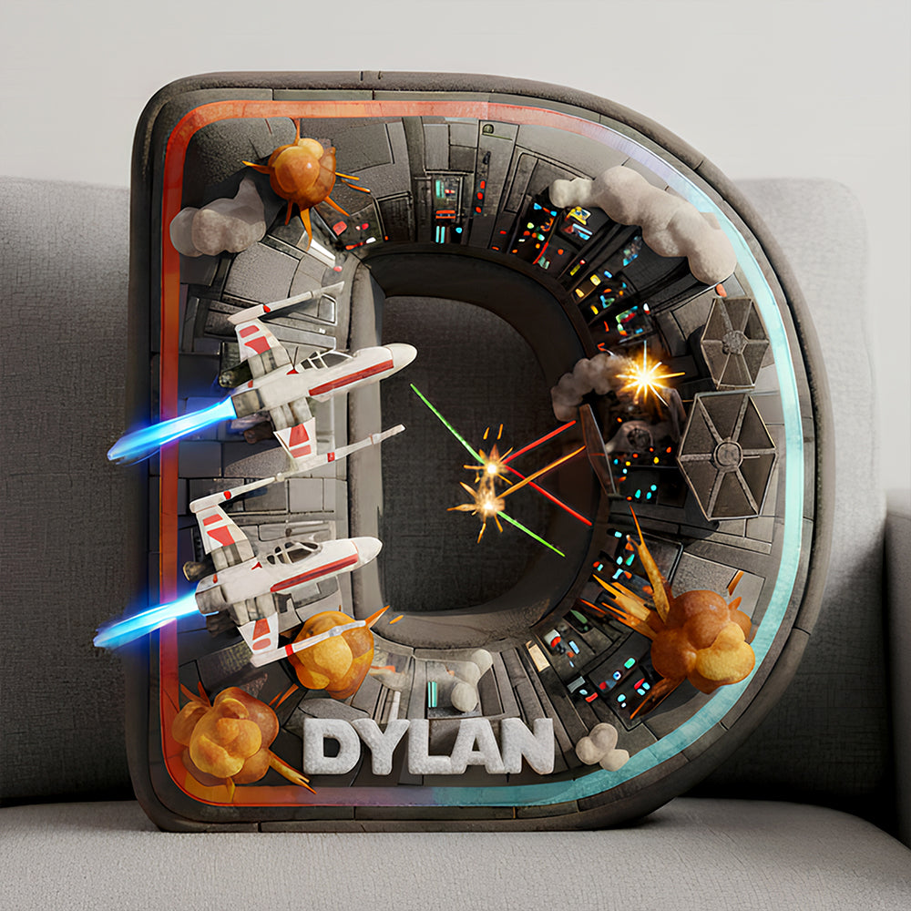 Universe Initial Pillow - Personalized Gifts 01HYDT101225-Homacus